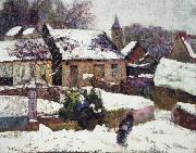 Wet Snow Auvergne unknow artist